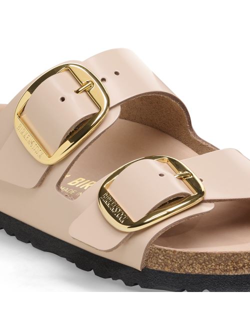Ciabatta in vernice ARIZONA BIG BUCKLE 1026553 SHINE NEW BEIGE BIRKENSTOCK Shine new beige 