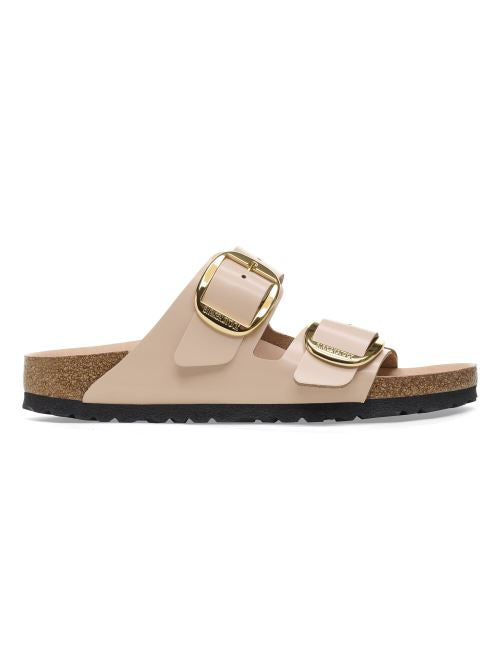 Ciabatta in vernice ARIZONA BIG BUCKLE 1026553 SHINE NEW BEIGE BIRKENSTOCK Shine new beige 