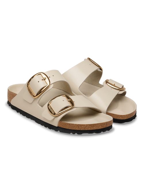 Ciabatta in vernice ARIZONA BIG BUCKLE 1031873 SHINE OYSTER BIRKENSTOCK Shine oyster 