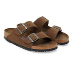 Ciabatta in suede ARIZONA SFB 1030865 DARK TEA BIRKENSTOCK Dark tea 