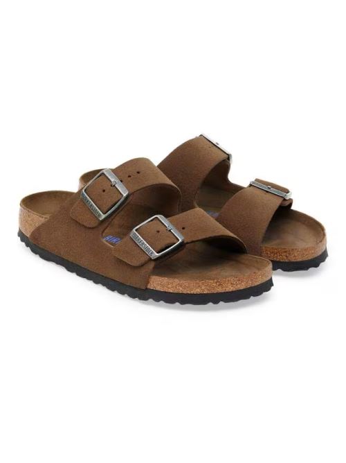 Ciabatta in suede ARIZONA SFB 1030865 DARK TEA BIRKENSTOCK Dark tea 
