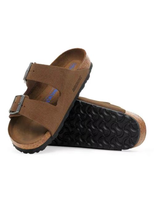 Ciabatta in suede ARIZONA SFB 1030865 DARK TEA BIRKENSTOCK Dark tea 