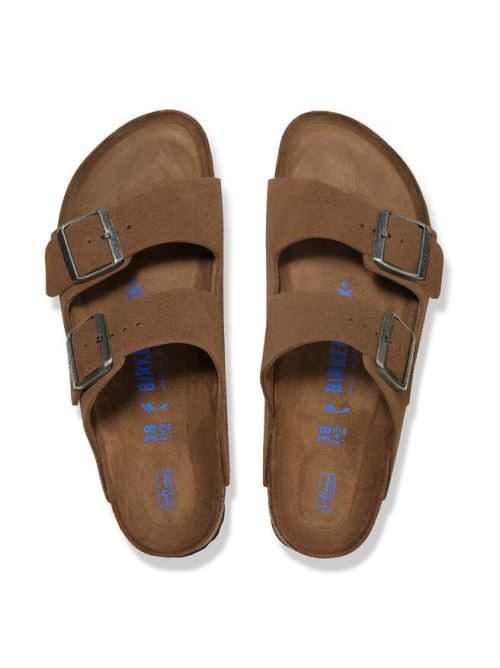 Ciabatta in suede ARIZONA SFB 1030865 DARK TEA BIRKENSTOCK Dark tea 