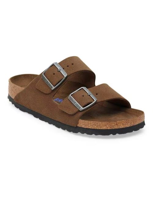 Ciabatta in suede ARIZONA SFB 1030865 DARK TEA BIRKENSTOCK Dark tea 