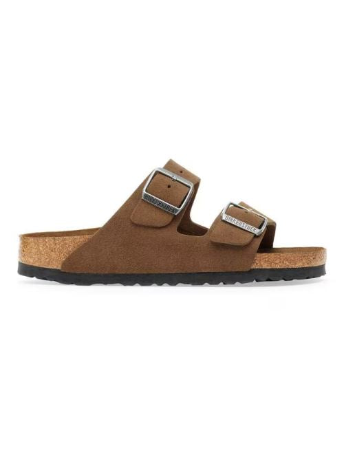 Ciabatta in suede ARIZONA SFB 1030865 DARK TEA BIRKENSTOCK Dark tea 