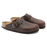 Sabot in pelle oliata BOSTON 860133 HABANA BIRKENSTOCK Habana 