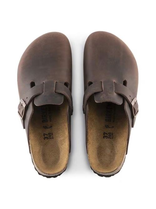 Sabot in pelle oliata BOSTON 860133 HABANA BIRKENSTOCK Habana 