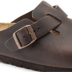 Sabot in pelle oliata BOSTON 860133 HABANA BIRKENSTOCK Habana 