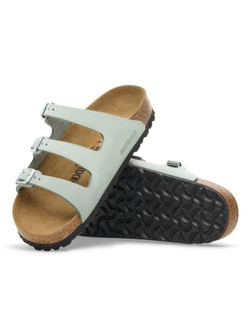 Ciabatta in pelle FLORIDA 1030319 PURE SAGE BIRKENSTOCK Pure sage 