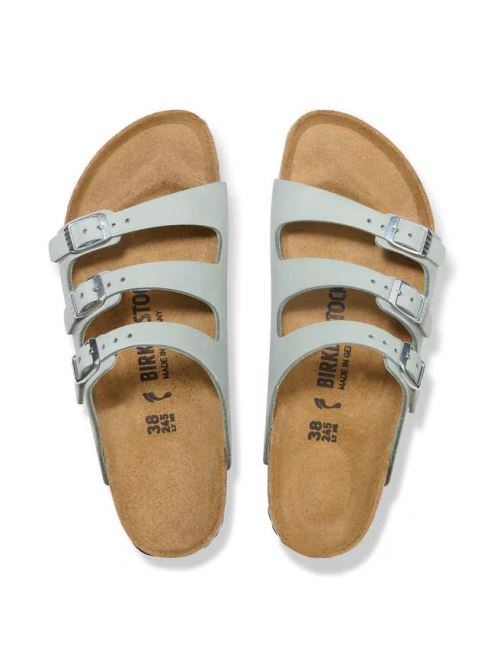Ciabatta in pelle FLORIDA 1030319 PURE SAGE BIRKENSTOCK Pure sage 