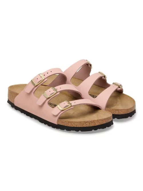 Ciabatta in pele nabuk FLORIDA 1031813 SOFT PINK BIRKENSTOCK Soft pink 