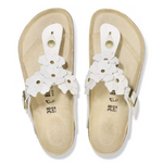 Infradito in pelle GIZEH FLOWERS 1026686 WHITE BIRKENSTOCK White 