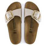 Ciabatta in pelle MADRID BIG BUCKLE 1015279 PEARL WHITE BIRKENSTOCK Pearl white 