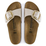 Ciabatta in pelle MADRID BIG BUCKLE 1015279 PEARL WHITE BIRKENSTOCK Pearl white 