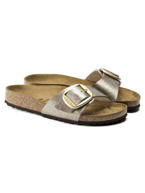Ciabatta in pelle MADRID BIG BUCKLE 1016237 GRACEFUL TAUPE BIRKENSTOCK Graceful taupe 