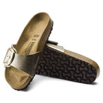 Ciabatta in pelle MADRID BIG BUCKLE 1016237 GRACEFUL TAUPE BIRKENSTOCK Graceful taupe 