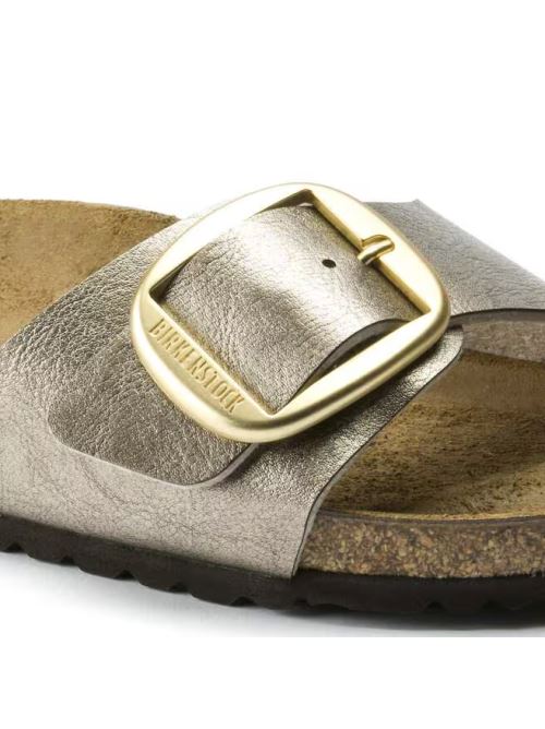 Ciabatta in pelle MADRID BIG BUCKLE 1016237 GRACEFUL TAUPE BIRKENSTOCK Graceful taupe 