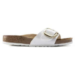Ciabatta in pelle MADRID BIG BUCKLE 1019814 PATENT WHITE BIRKENSTOCK Patent white 