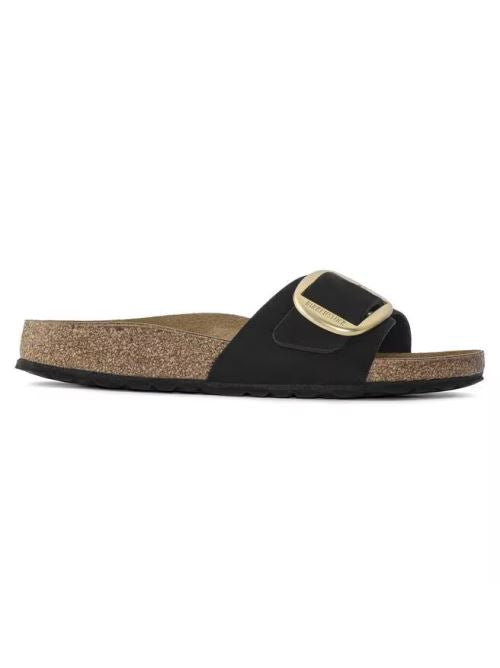 Ciabatta in pelle MADRID BIG BUCKLE 1023373 BLACK BIRKENSTOCK Black 