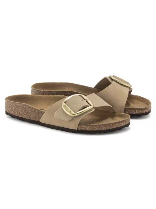 Ciabatta in pelle MADRID BIG BUCKLE 1024009 SANDCASTLE BIRKENSTOCK Sandcastle 