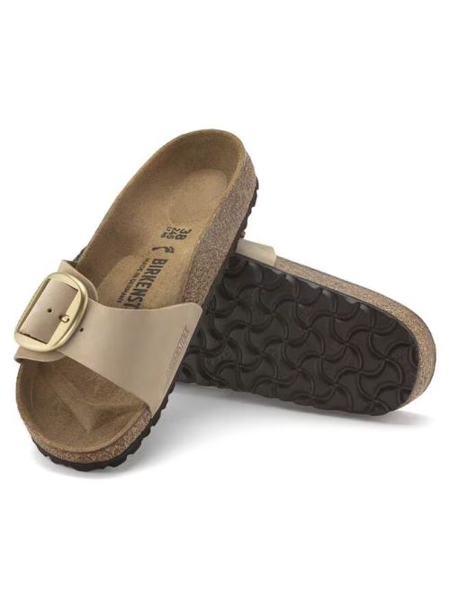 Ciabatta in pelle MADRID BIG BUCKLE 1024009 SANDCASTLE BIRKENSTOCK Sandcastle 