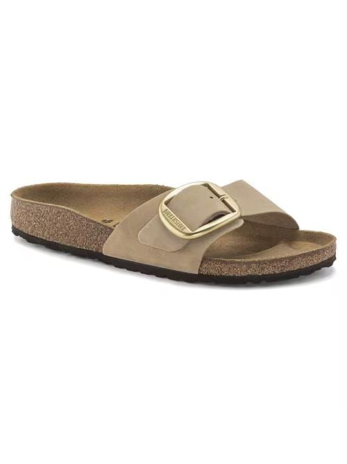 Ciabatta in pelle MADRID BIG BUCKLE 1024009 SANDCASTLE BIRKENSTOCK Sandcastle 