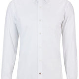 Camicia in cotone regular fit 50479943 10245425 01 100 BOSS White 