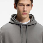 Felpa con cappuccio 50486478 10231445 01 025 BOSS Dark grey 