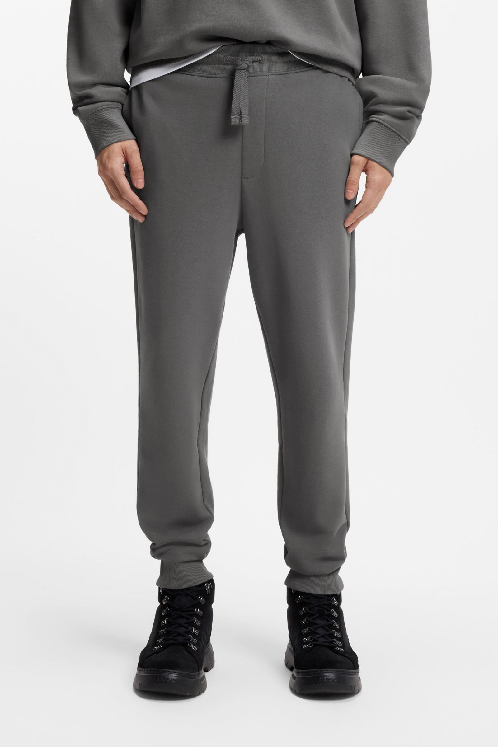 Jogger in felpa 50489617 10231445 01 025 BOSS Dark grey 