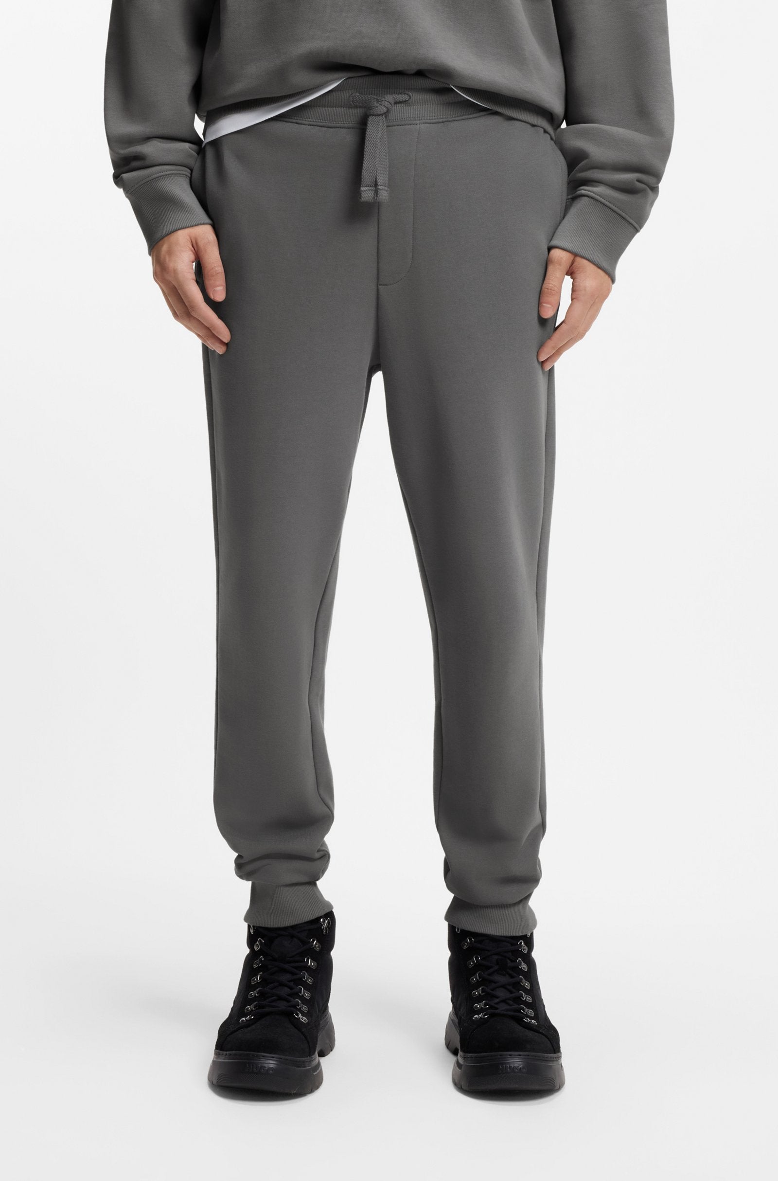 Jogger in felpa 50489617 10231445 01 025 BOSS Dark grey 
