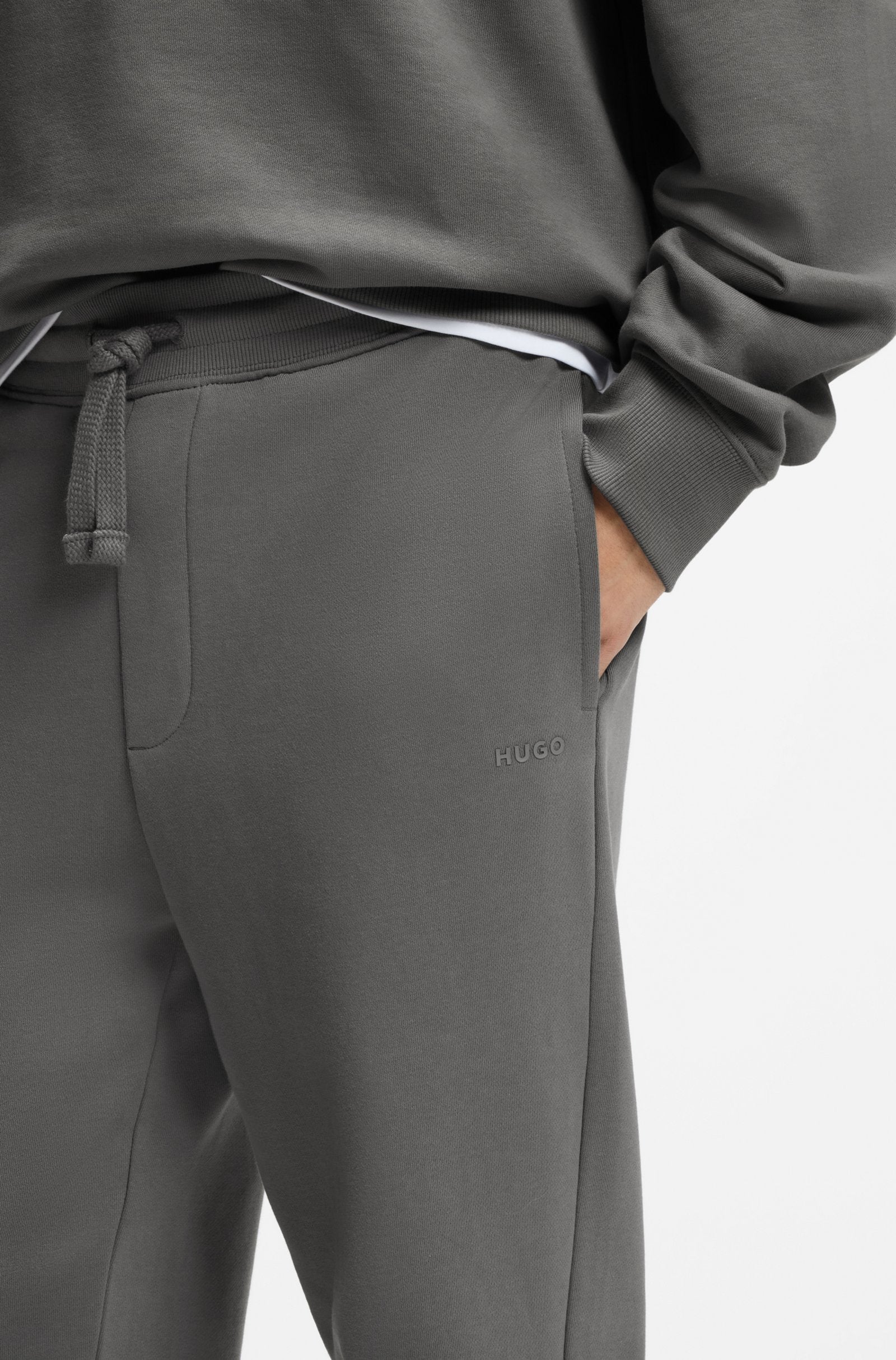 Jogger in felpa 50489617 10231445 01 025 BOSS Dark grey 