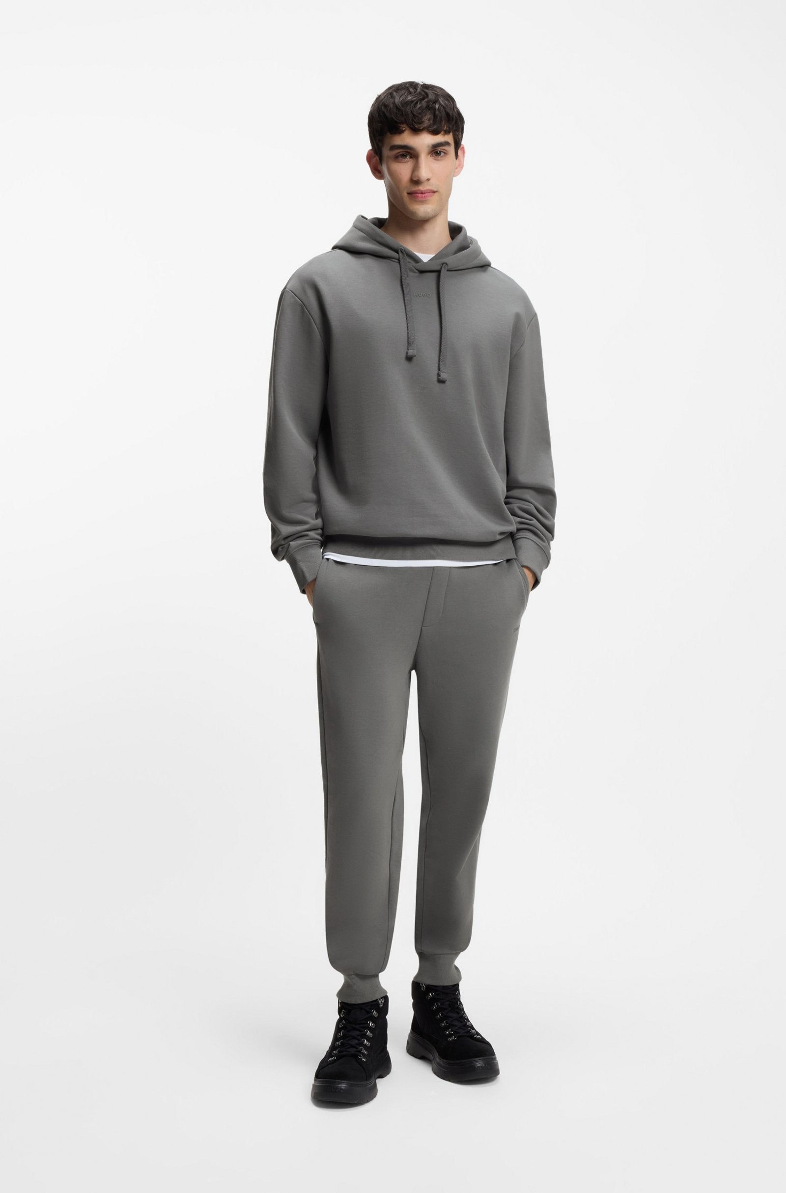 Jogger in felpa 50489617 10231445 01 025 BOSS Dark grey 