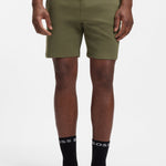 Bermuda in misto cotone con logo ricamato 50535884 10269584 01 350 BOSS Open green 