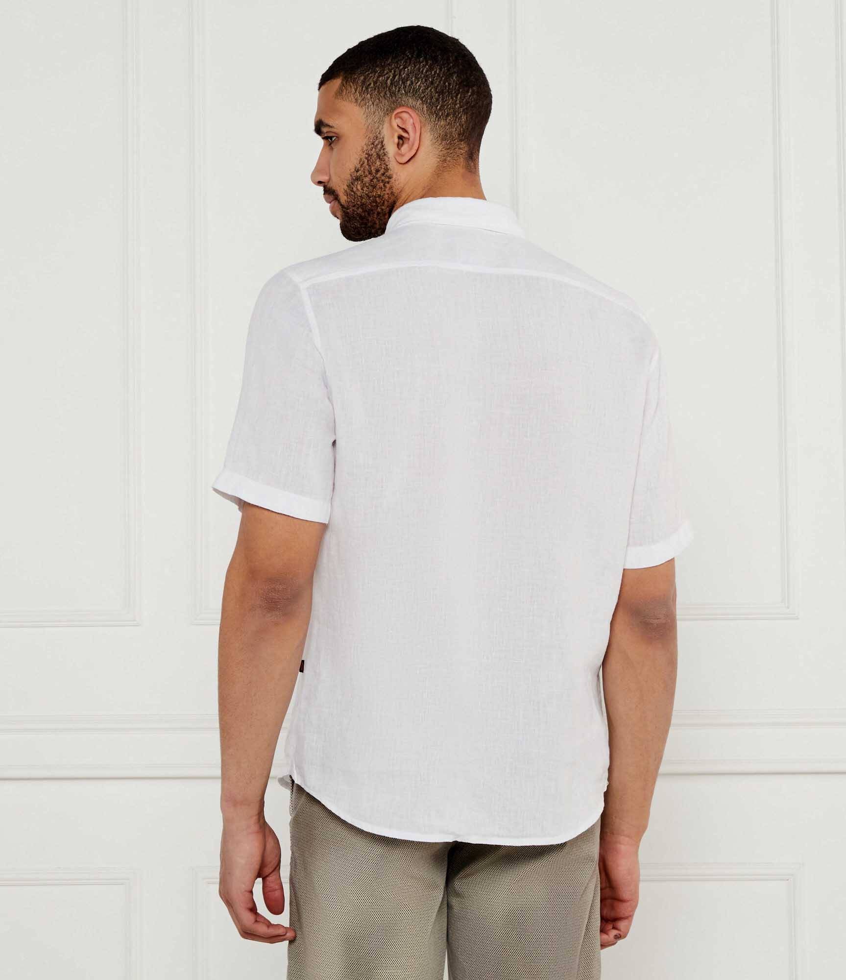 Camicia manica corta 50537382 10267858 01 100 BOSS White 