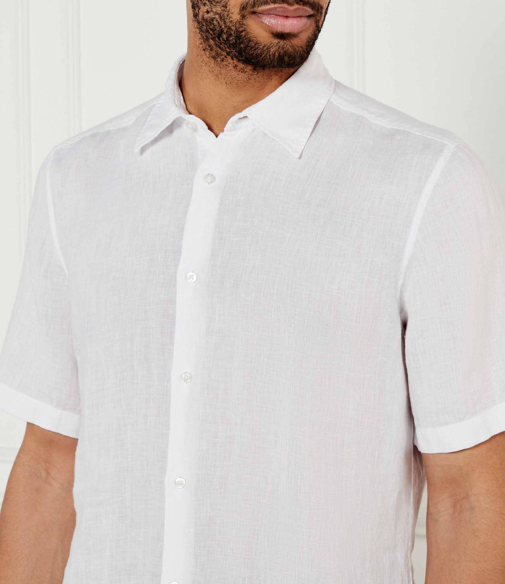 Camicia manica corta 50537382 10267858 01 100 BOSS White 