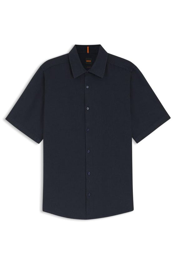 Camicia manica corta 50537382 10267858 01 404 BOSS Dark blue 
