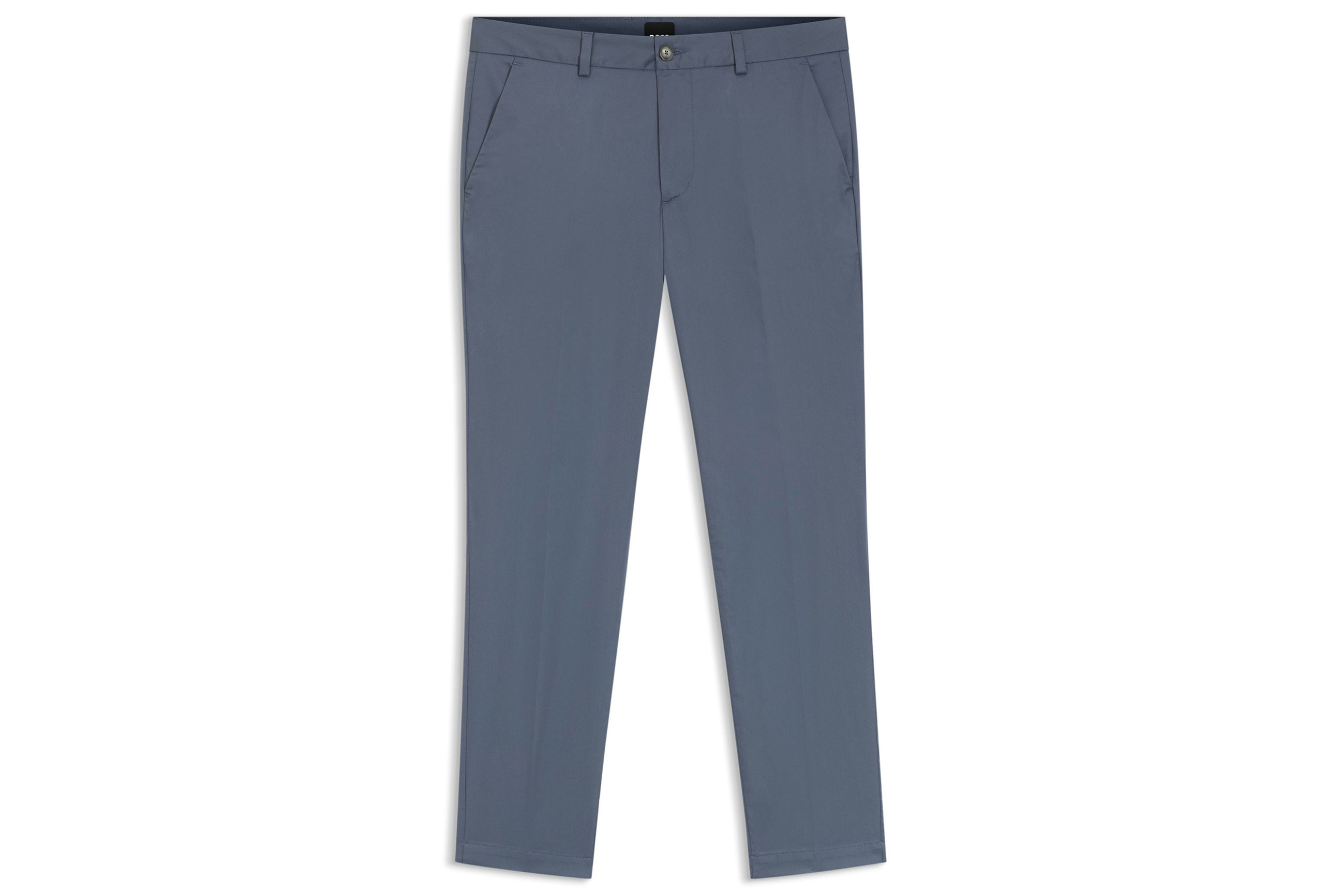 Pantalone in cotone elasticizzato 50553841 10276615 01 466 BOSS Open blue 