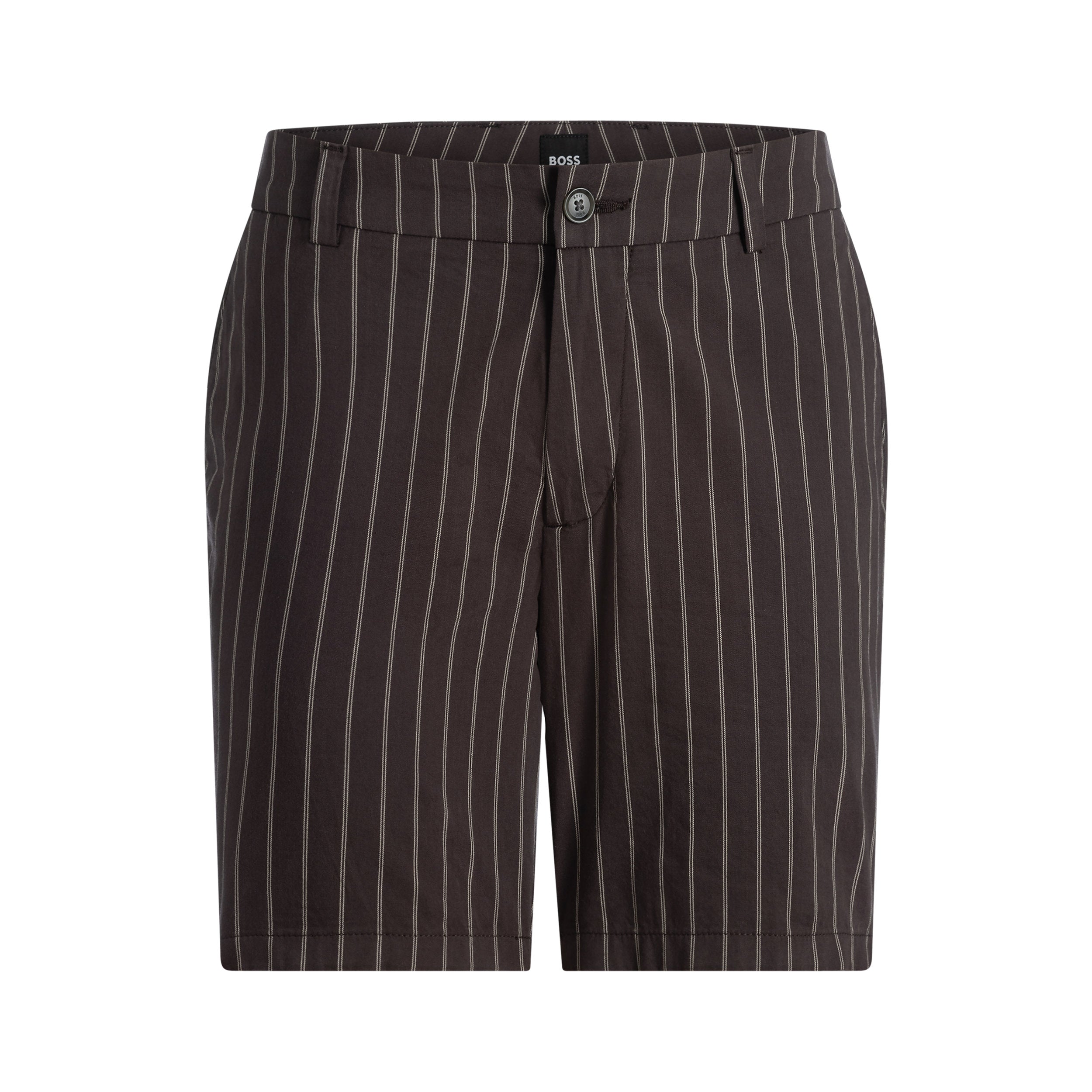 Bermuda in cotone 50557413 10279142 01 207 BOSS Dark brown 