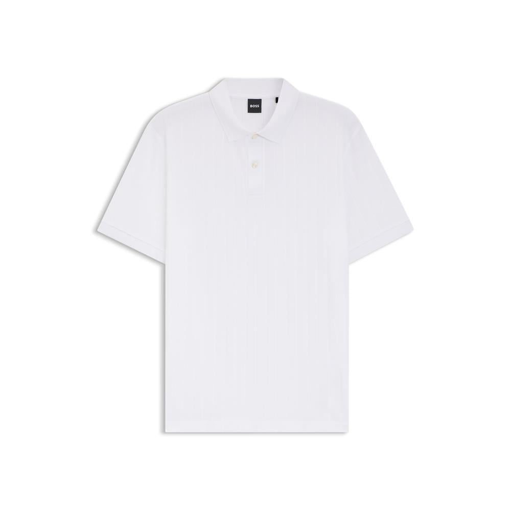 Polo manica corta 50559609 10279655 01 100 BOSS White 
