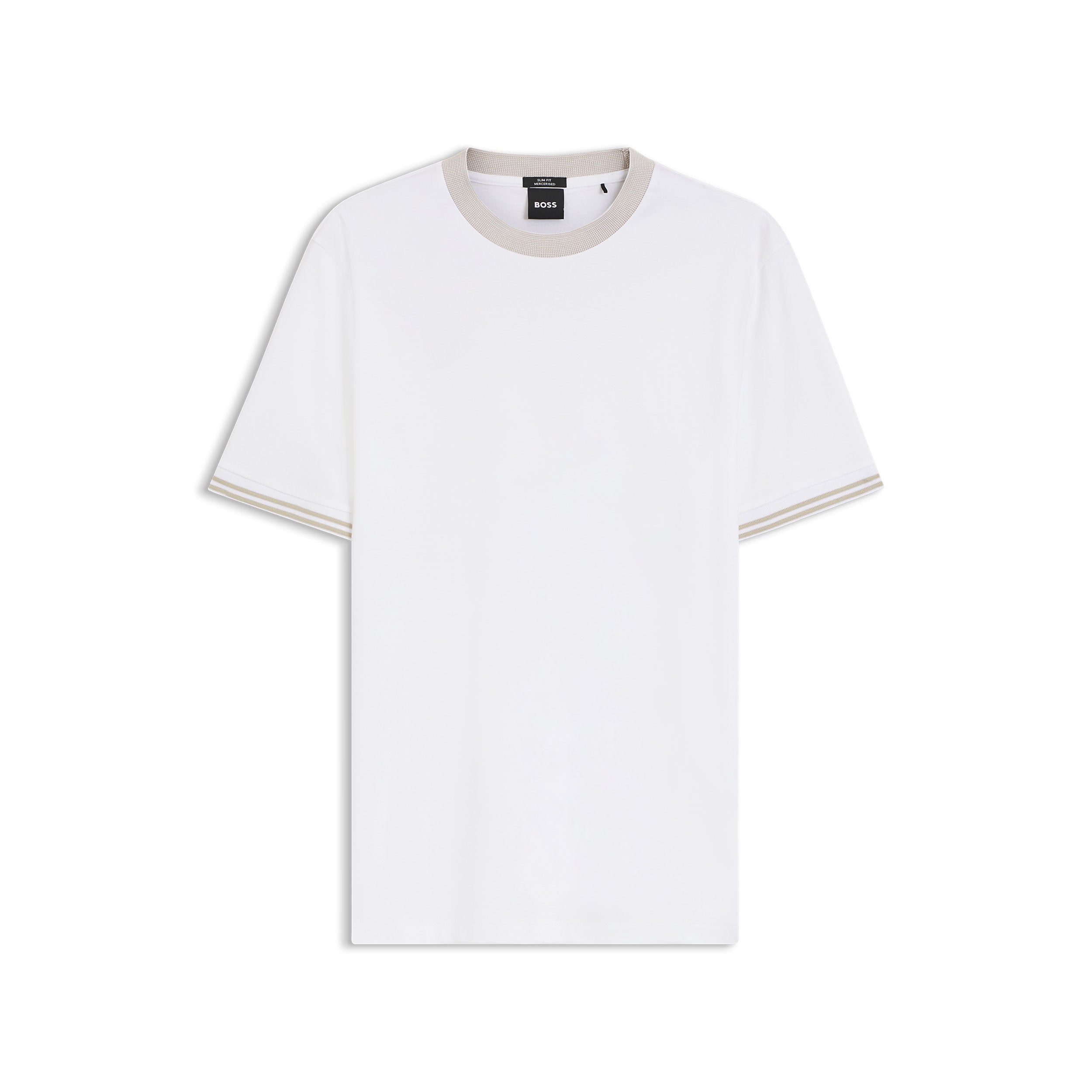 T-Shirt manica corta 50559667 10277803 01 100 BOSS White 