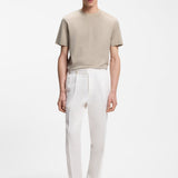 T-Shirt in cotone mercerizzato con motivo jacquard 50559775 10279650 01 286 BOSS Open beige 