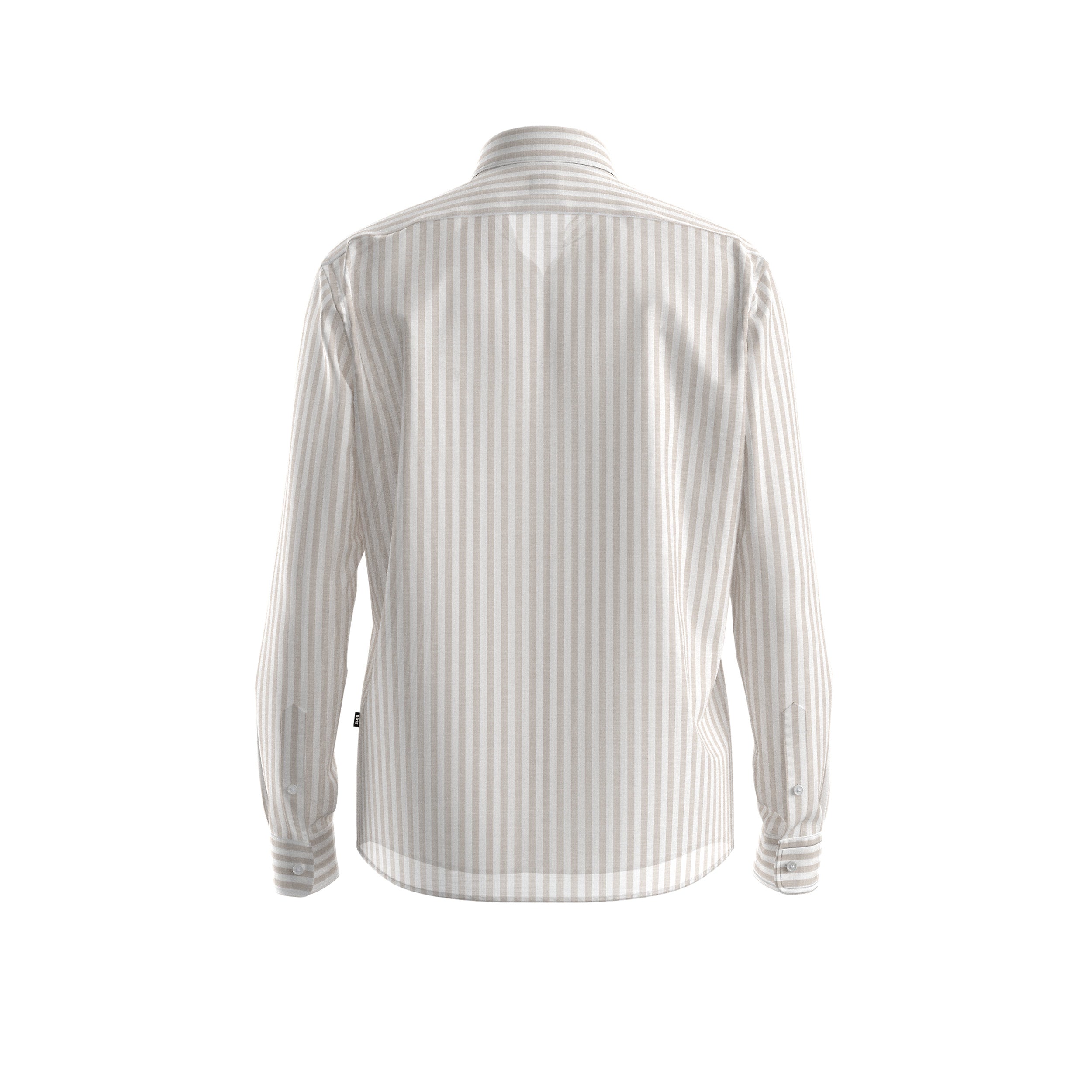 Camicia button down in lino 50560595 10279014 01 286 BOSS Open beige 