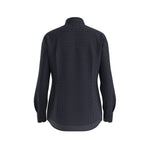 Camicia slim in microfibra 50561106 10278633 01 404 BOSS Dark blue 