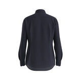 Camicia slim in microfibra 50561106 10278633 01 404 BOSS Dark blue 