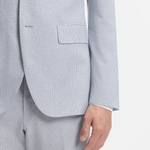 Abito due pezzi regular fit in bouclé elasticizzato 50561822 10279246 01 466 BOSS Light blue 