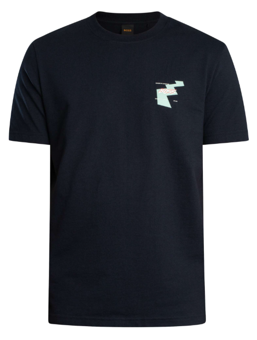 T-Shirt manica corta 50561872 10276578 01 404 BOSS Dark blue 