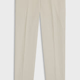 Pantaloni fit affusolato in seersucker di cotone elasticizzato 50561904 10279134 01 286 BOSS Open beige 