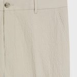 Pantaloni fit affusolato in seersucker di cotone elasticizzato 50561904 10279134 01 286 BOSS Open beige 