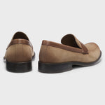 Mocassini in pelle scamosciata 50563098 10258859 01 265 BOSS Medium beige 