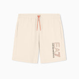 Shorts in Jersey con Logo Laterale 7M001315 AF13512 U1088 EA7 Beige 